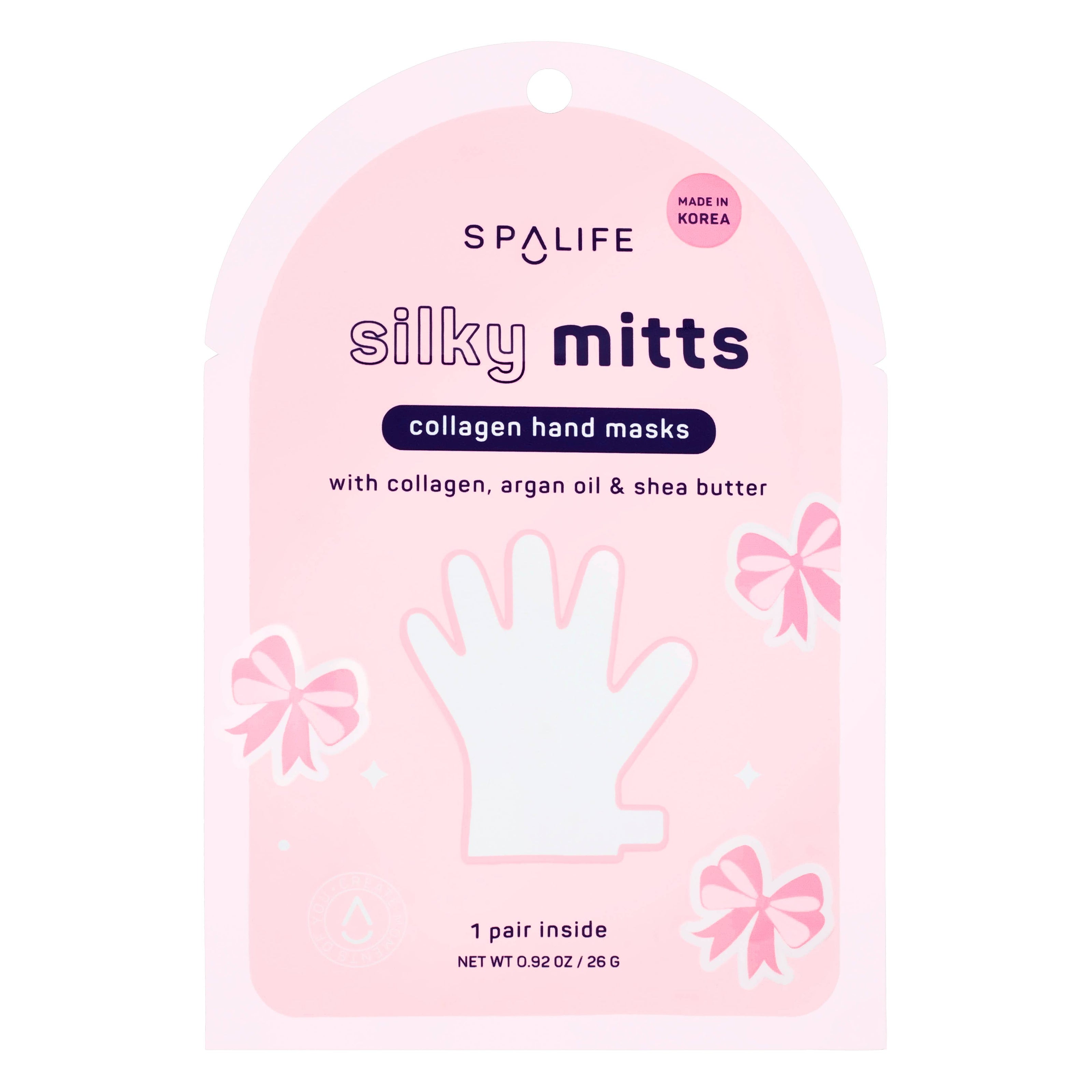 Christmas Holiday Silky Mitts Collagen Hand Gloves - 1 Pair