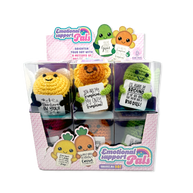 Emotional Support Crochet Plush Pals Boxed - 12/Display
