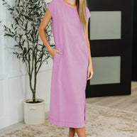 PREORDER: Mineral Wash Relaxed Maxi Tank Dress in Three Colors