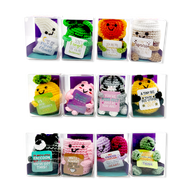 Emotional Support Crochet Plush Pals Variety - 12/Display