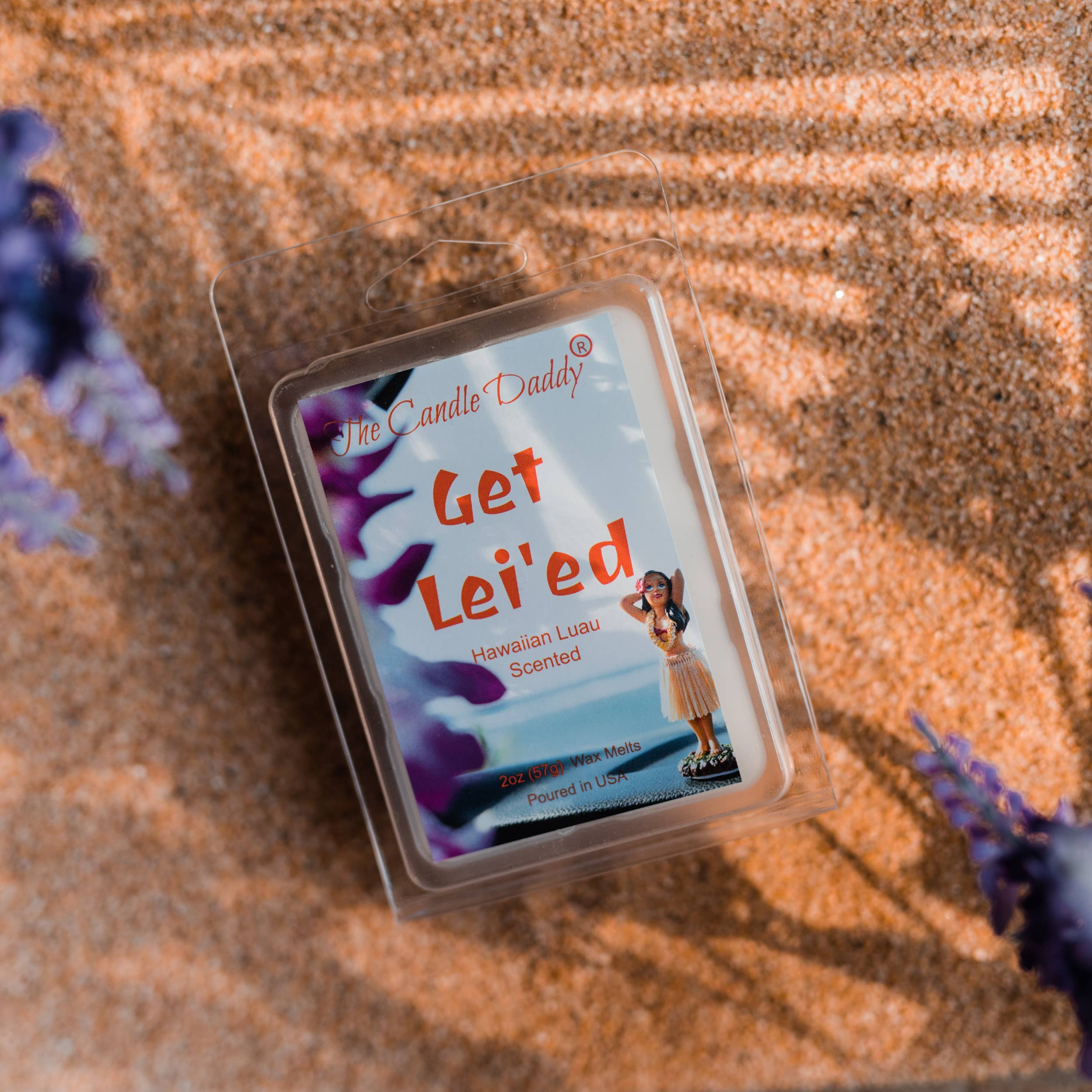 GET LEI'ED - HAWAIIAN LUAU SCENTED WAX MELT - 1 PACK - 2OZ
