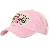 THIS IS MY FIGHT HAT Washed Vintage Baseball cap