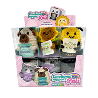 Emotional Support Crochet Plush Pals TOP SELLER - 12/Display