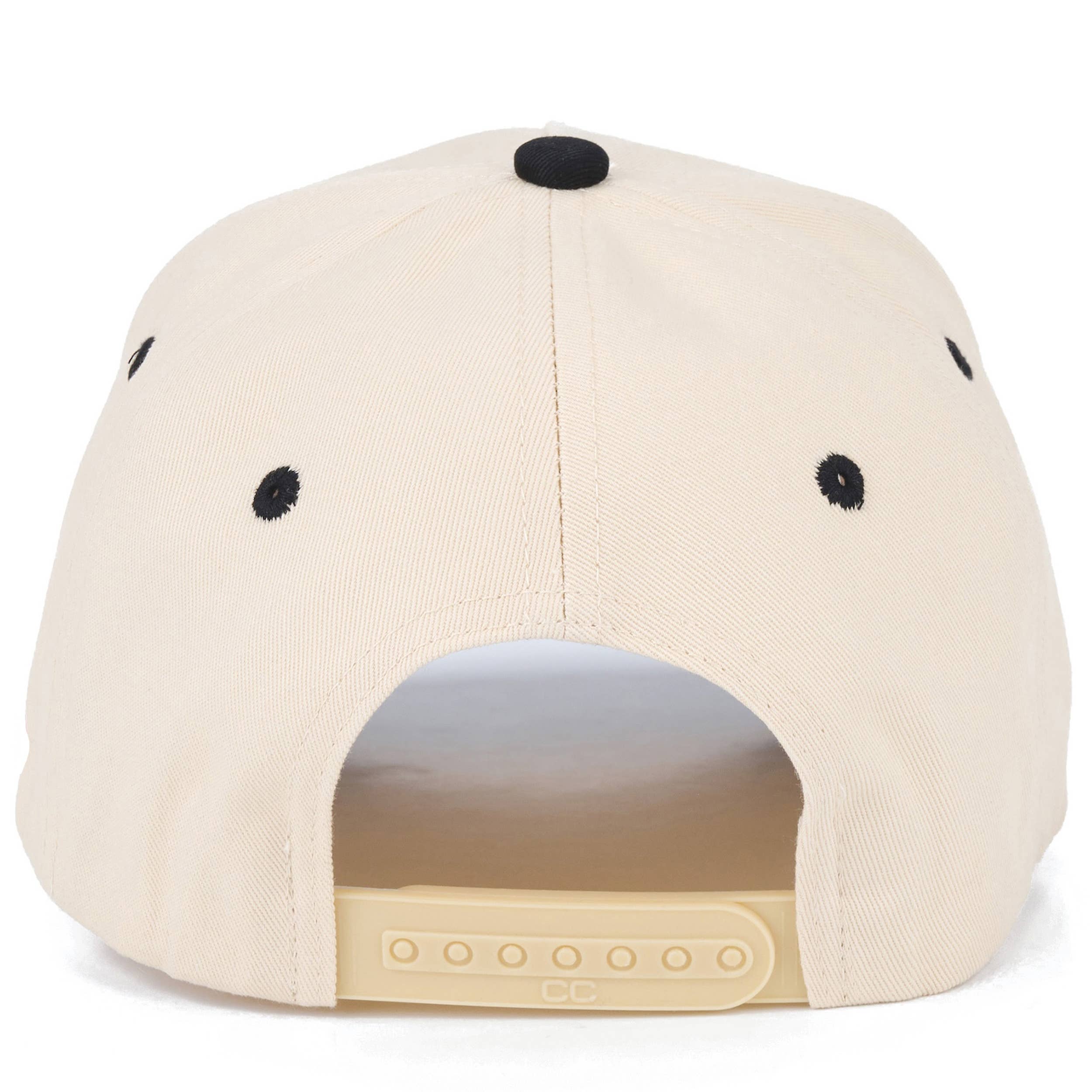 C.C GIRL DAD Letter Embroidered on Two Tone Trucker Hat