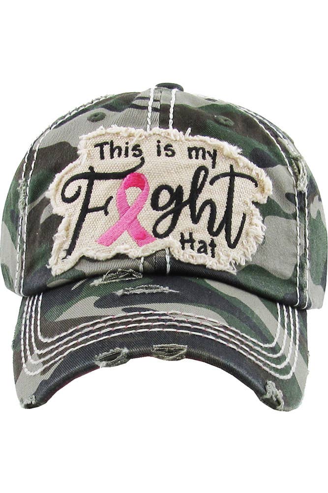 THIS IS MY FIGHT HAT Washed Vintage Baseball cap