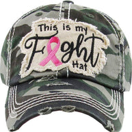 THIS IS MY FIGHT HAT Washed Vintage Baseball cap