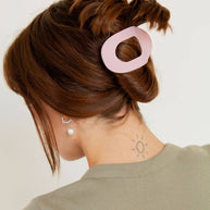 Circle Cutout Flat Claw Clip