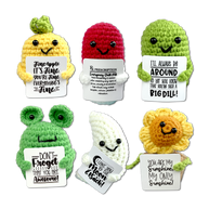 Emotional Support Crochet Plush Pals Boxed - 12/Display