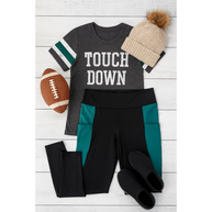 PreOrder | The Gracie- Green Panel Full Length Leggings Round 2