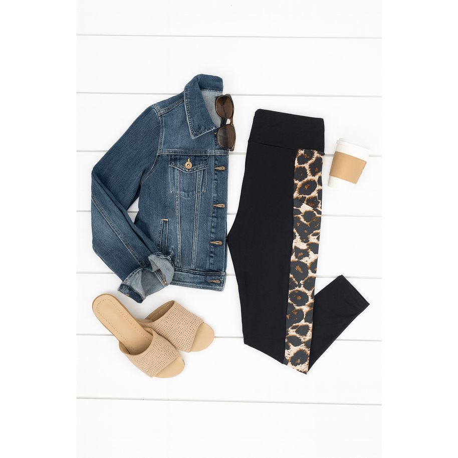 PreOrder | The Lexi - Leopard 2.0 Panel Leggings