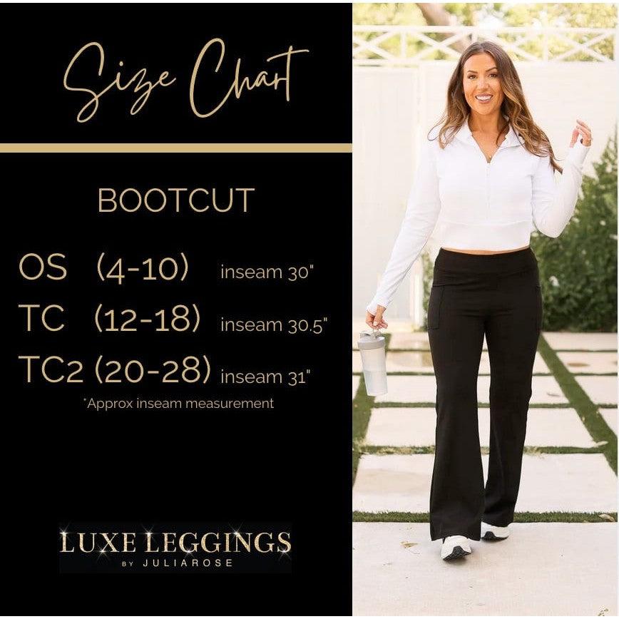 Ready to Ship | The Vanessa 30 - Black Bootcut Leggings