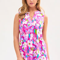 Dear Scarlett Lizzy Tank Top in Magenta