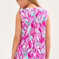 Dear Scarlett Lizzy Tank Top in Pink/Teal