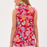 Dear Scarlett Lizzy Tank Top in Red