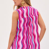 Dear Scarlett Lizzy Tank Top in Multi Pink