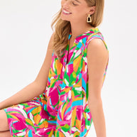 Dear Scarlett Lizzy Tank Dress in Multi