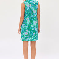 Dear Scarlett Lizzy Tank Dress in Emerald/Blue