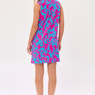 Dear Scarlett Lizzy Tank Dress in Magenta Teal