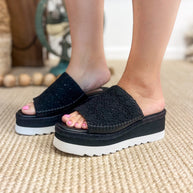 Ophelia Wedges in Black