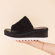 Ophelia Wedges in Black