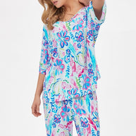 Dear Scarlett Cabana Set in Aqua