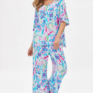 Dear Scarlett Cabana Set in Aqua