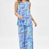 Dear Scarlett Sunkissed Set in Purple/Aqua